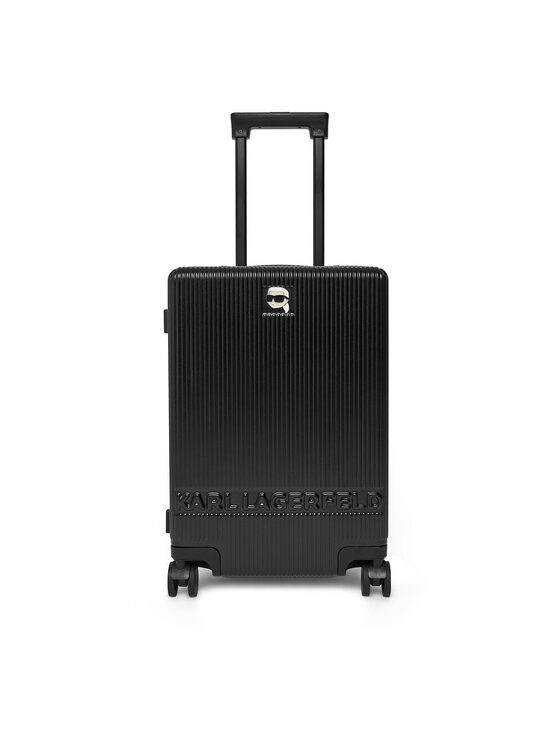 Valiză de cabină KARL LAGERFELD Ikon Karl A1M30076 Negru