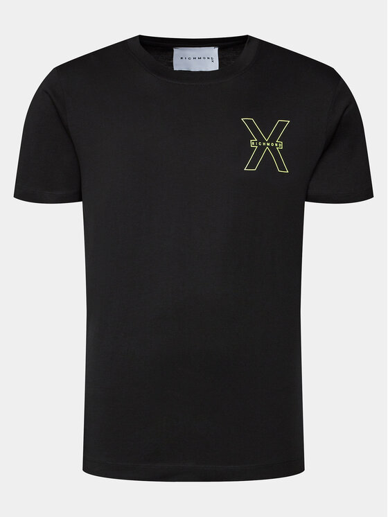 Richmond X Richmond X Тишърт Rached UMP24031TS Черен Regular Fit