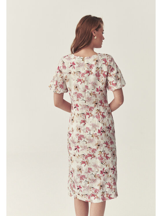 TATUUM TATUUM Každodenní šaty VESPER Bílá Fitted Fit