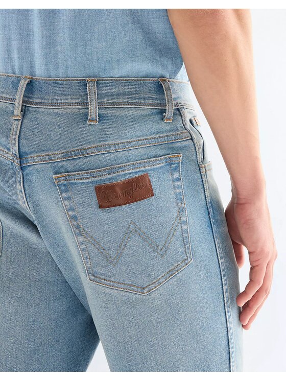 Wrangler Wrangler Szorty jeansowe TEXAS SHORTS Niebieski Regular Fit