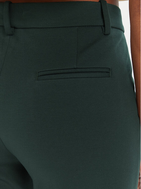 PINKO PINKO Hlače iz tkanine Bello 100155 A24D Zelena Regular Fit