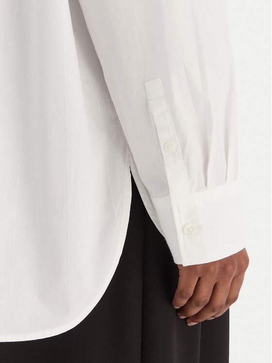 Calvin Klein Jeans Calvin Klein Jeans Camicia Aop Logo Perfect LV044D167G Bianco Regular Fit
