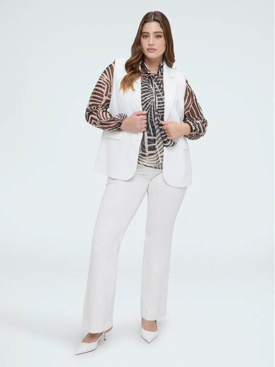 Fiorella Rubino Fiorella Rubino Blusa 2106T002492N0Z3 Bianco Regular Fit