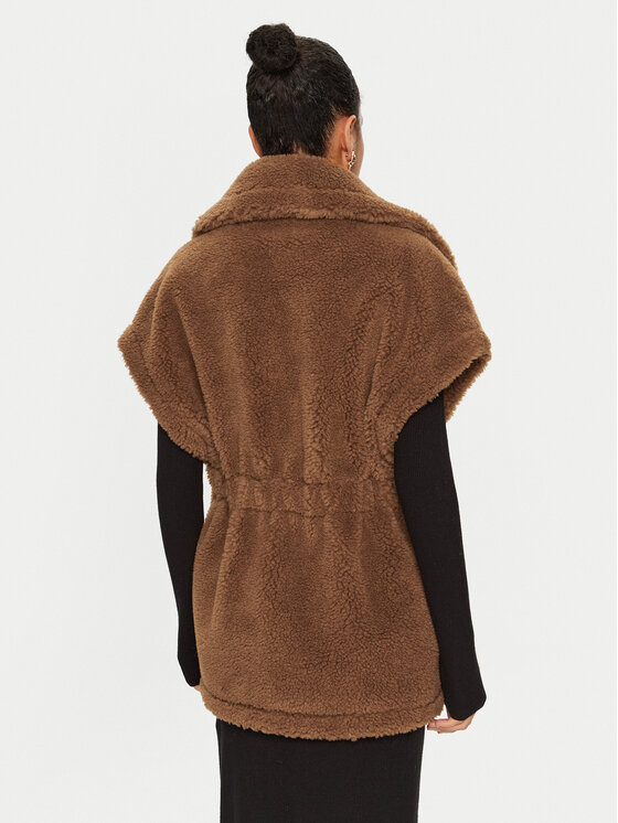 Liu Jo Liu Jo Αμάνικο Μπουφάν WF4257 E0978 Καφέ Regular Fit