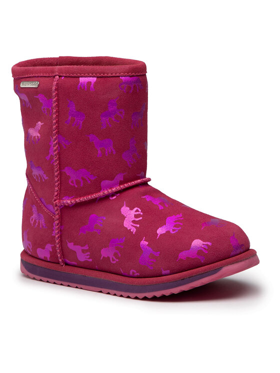 EMU Australia EMU Australia Cizme de zăpadă Rainbow Unicorn Brumby K12373 Roz