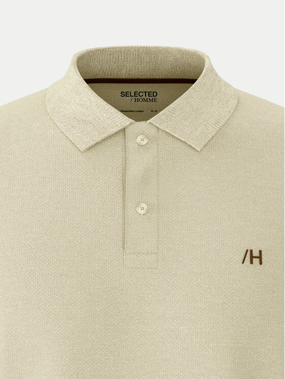 Selected Homme Selected Homme Polo 16087839 Bēšs Regular Fit