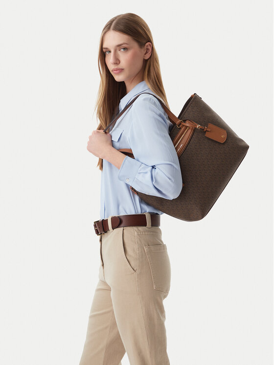 MICHAEL Michael Kors MICHAEL Michael Kors Ročna torba Jet Set 30S6GTVT2B Rjava