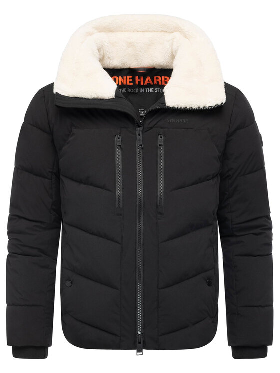 Stone Harbour Stone Harbour Kurtka zimowa Ansello Czarny Regular Fit