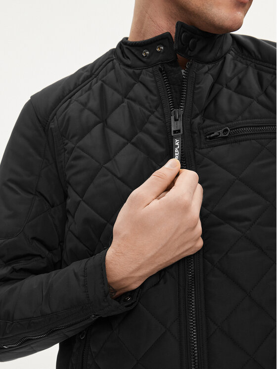 REPLAY Replay Демісезонна куртка M8000.000.84442 Чорний Regular Fit