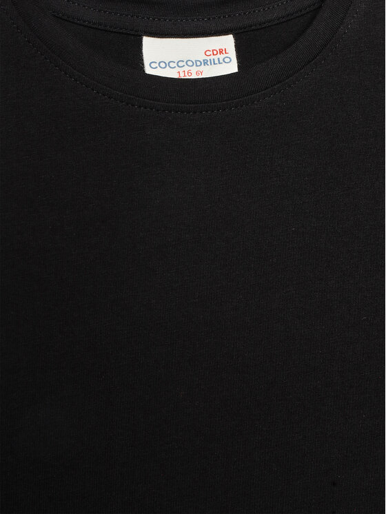 Coccodrillo Coccodrillo Bluse ZC3143101BAG Schwarz Regular Fit