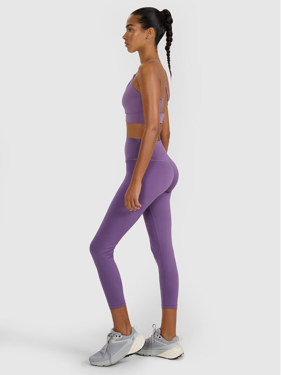 4F 4F Legginsy MULTI ACTIVE Różowy ciemny Slim Fit