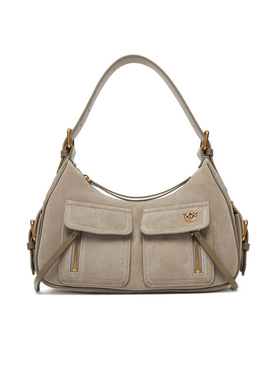 Geantă PINKO Cargo Bag Classic PE 25 PLTT 102794 A29N Gri