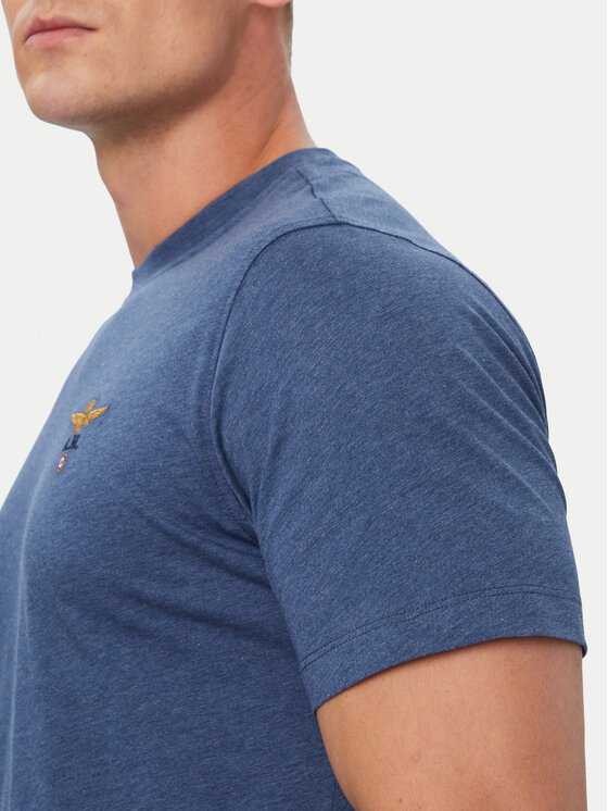 Aeronautica Militare Aeronautica Militare T-Shirt 262TS1580UJ00372 Modrá Regular Fit