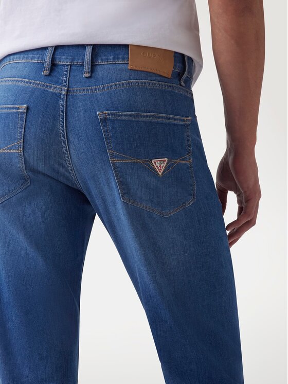 Guess Guess Jeansy 173925 Modrá Slim Fit