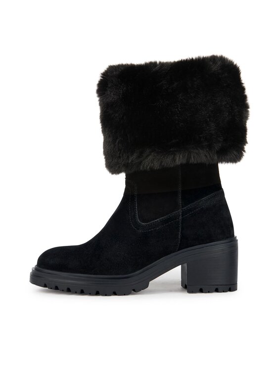 Geox Geox Botki D Damiana D36QCA 022BH C9999 Czarny