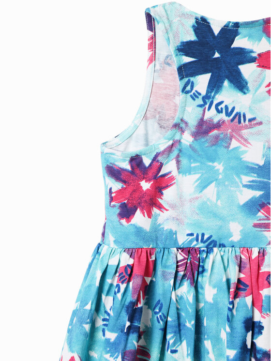 Desigual Desigual Sukienka codzienna 23SGVK02 Niebieski Regular Fit