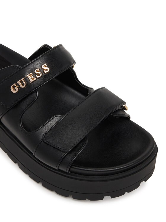 Guess Guess Šľapky FLJFAX ELE03 Čierna
