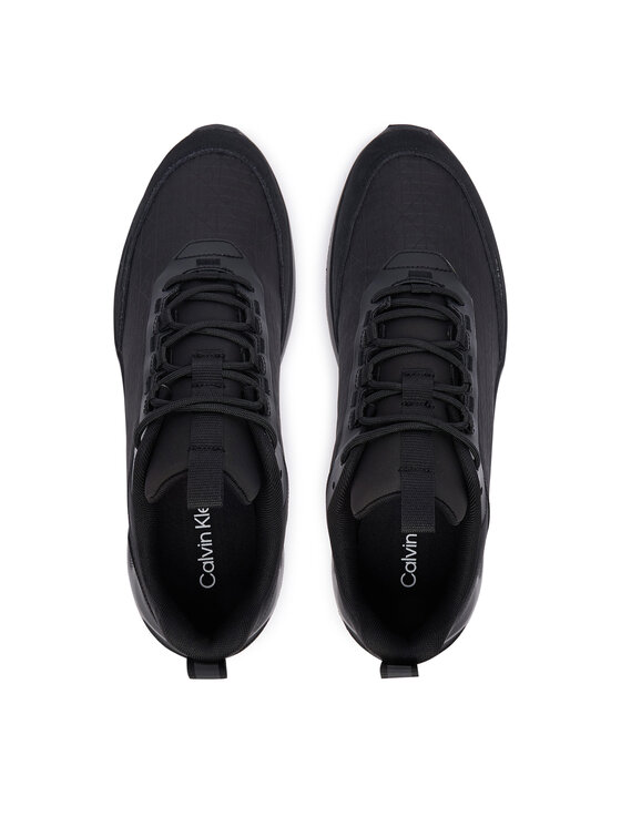 Calvin Klein Calvin Klein Tenisice Light Eva Runn Laceup Aop HM0HM02343 Crna