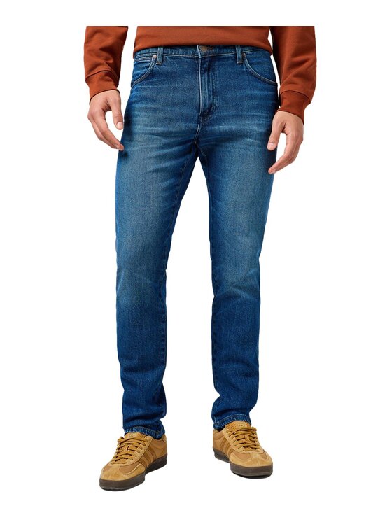 Wrangler Wrangler Jeansy River 112362547 Granatowy Regular Fit
