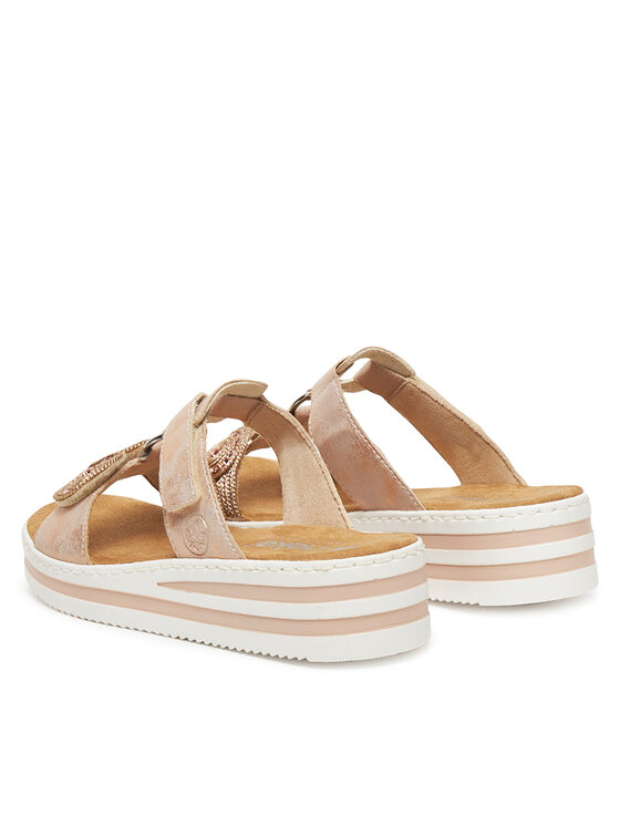 Rieker Rieker Pantoletten V0200-90 Rosa