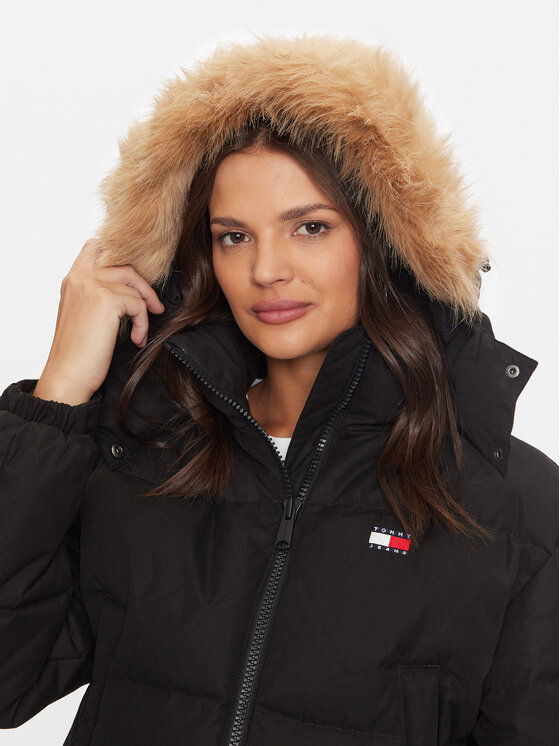 Tommy Jeans Tommy Jeans Vatovaná bunda Alaska DW0DW19687 Čierna Regular Fit