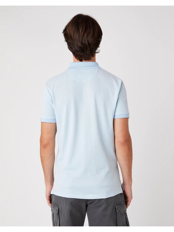 Wrangler Wrangler T-shirt SS REFINED POLO Blu Regular Fit