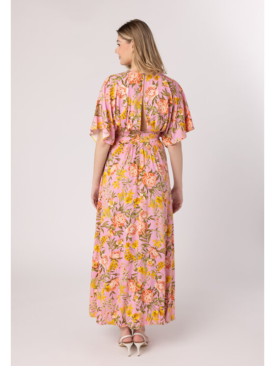 LAURELLA LAURELLA Letní šaty Laurella 4UL152511 Růžová Regular Fit