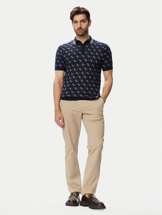 Guess Guess Polo M6YR10 Z0915 Tumši zils Regular Fit