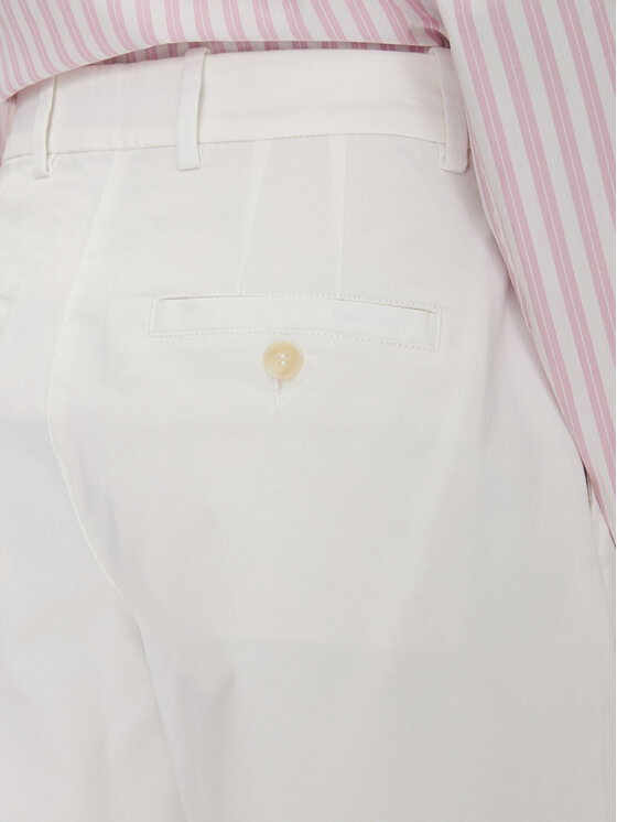 Gant Gant Stoffshorts 4020119 Weiß Regular Fit