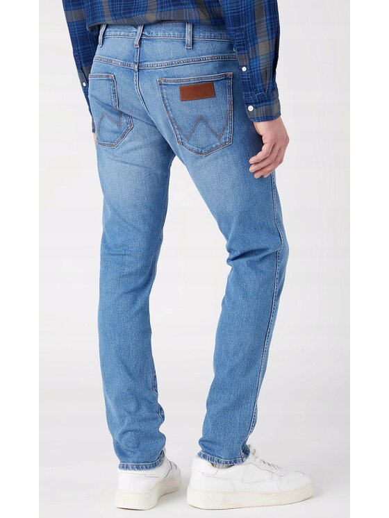 Wrangler Wrangler Jeansy Bryson Niebieski Skinny Fit
