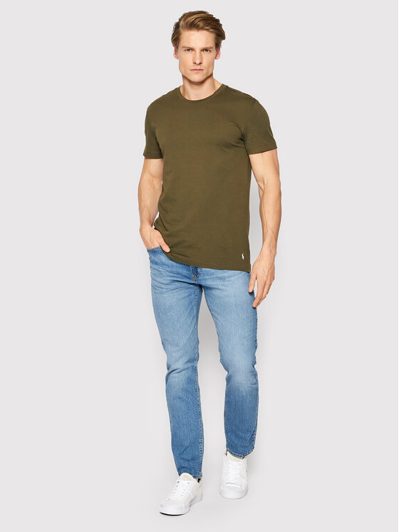 Polo Ralph Lauren Polo Ralph Lauren 3 marškinėlių komplektas 714830304013 Žalia Regular Fit