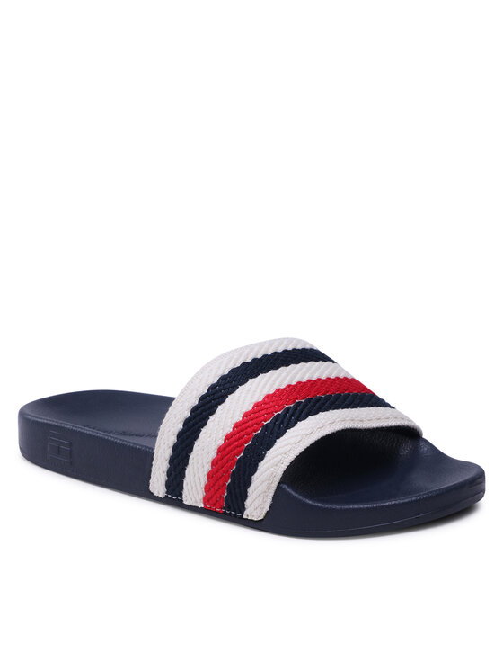 Tommy Hilfiger Tommy Hilfiger Šlepetės Essential Pool Slide FW0FW07151 Écru