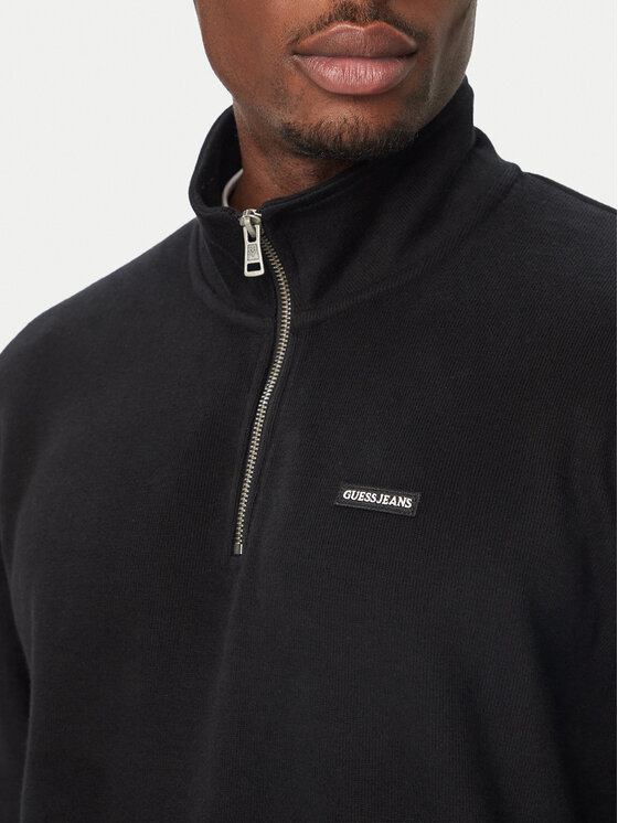 Guess Jeans Guess Jeans Majica dugih rukava 184127 Crna Classic Fit