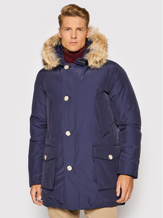 Woolrich blue parka top
