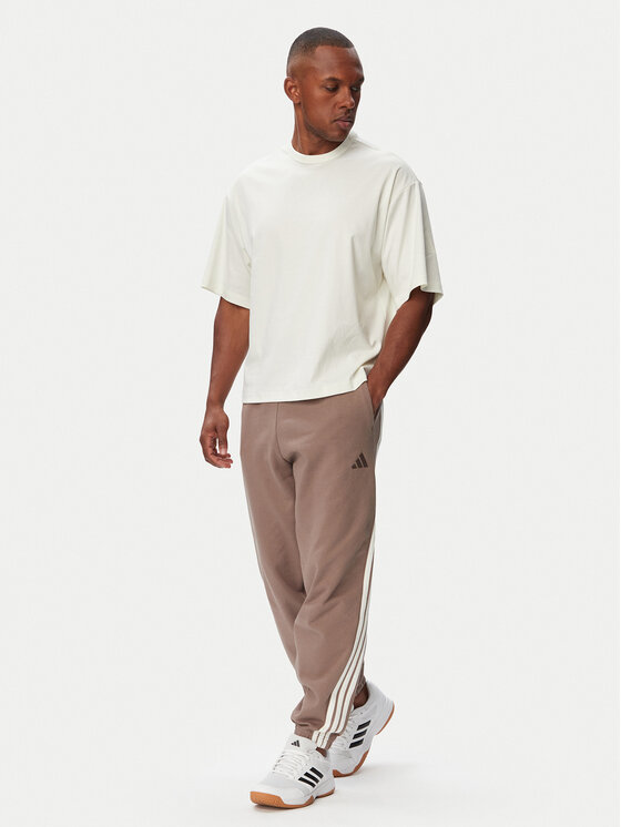adidas adidas Тишърт Soft Lux KB8095 Кремав Regular Fit