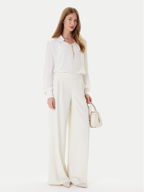 TWINSET TWINSET Särkpluus 252TP2291 Ekrüüvärv Relaxed Fit
