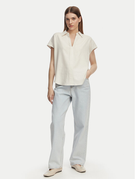Calvin Klein Jeans Calvin Klein Jeans Cămașă Monogram LV04RC276G Bej deschis Slim Fit