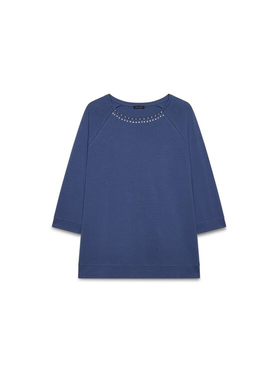 Fiorella Rubino Fiorella Rubino T-Shirt G0CTL009264N024 Niebieski Regular Fit