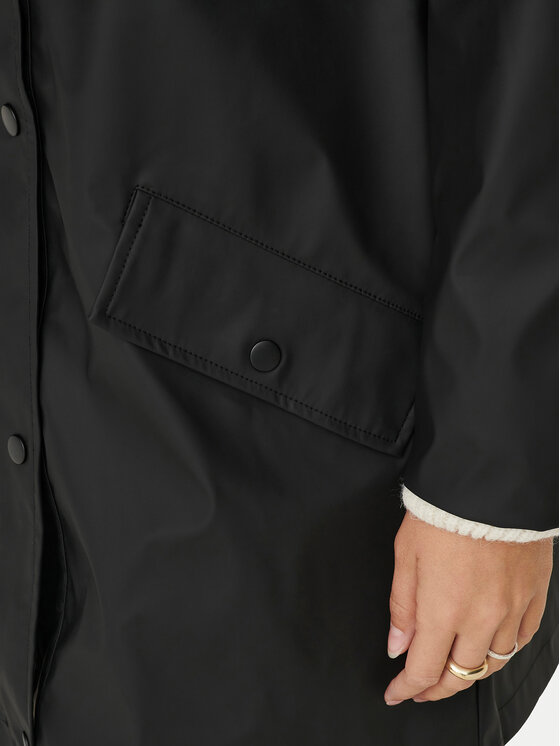 ONLY ONLY Regenjacke Elisa 15261734 Schwarz Regular Fit