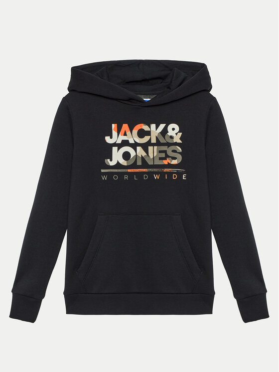 Jack&Jones Junior Блузка Luke 12259498 Чорний Standard Fit | Modivo.ua