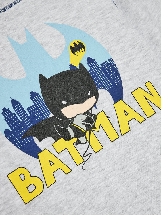 OVS OVS Piżama BATMAN 1895485 Szary Regular Fit