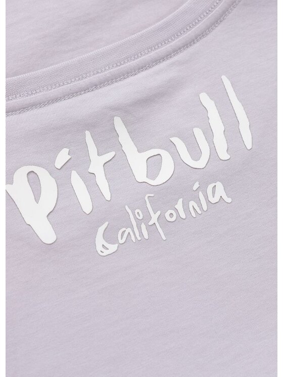 PITBULL PITBULL T-Shirt Koszulka damska WATERCOLOR XL Fioletowy Regular Fit