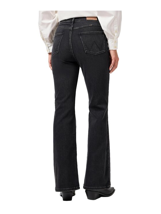 Wrangler Wrangler Jeansy Fierce Flare Czarny Bootcut Fit