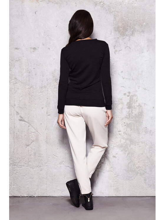 Infinite You Infinite You Kardigan M014 Czarny Basic Fit