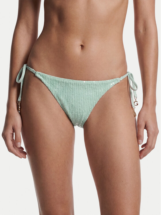 Guess Guess Dół od bikini E6GO04 KBMV0 Zielony