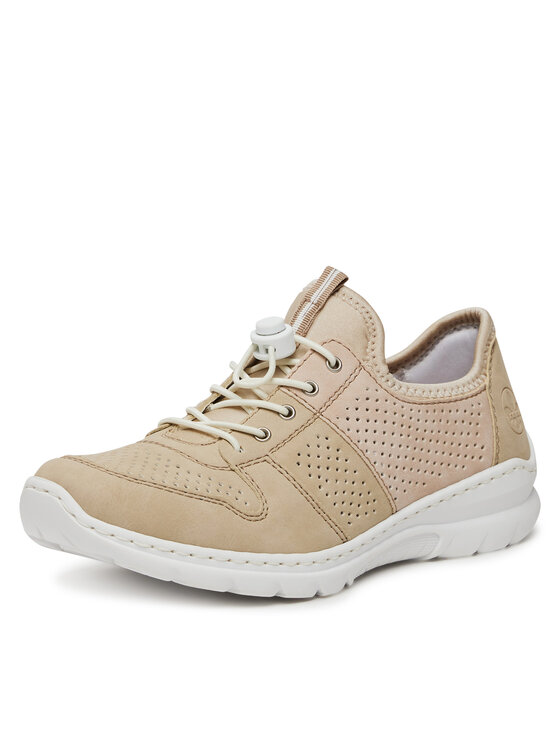 Rieker Rieker Sneakersy L3254-62 Beżowy
