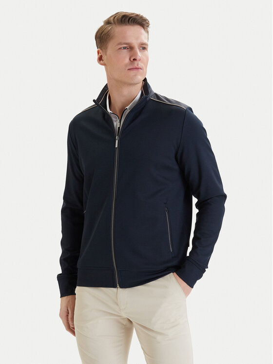 Bugatti Bugatti Sweatshirt 8750-15123E Dunkelblau Regular Fit