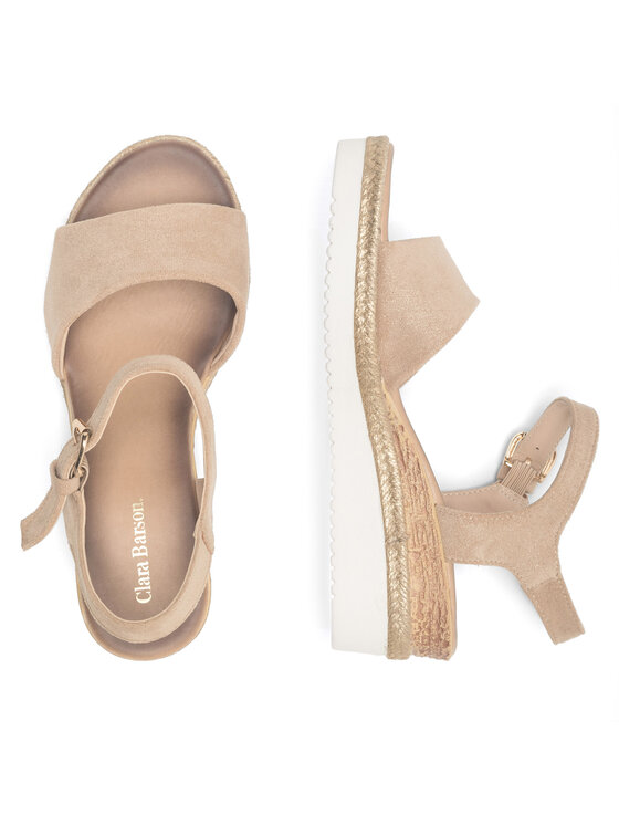 Clara Barson Clara Barson Espadryle WS2189-15 Złoty