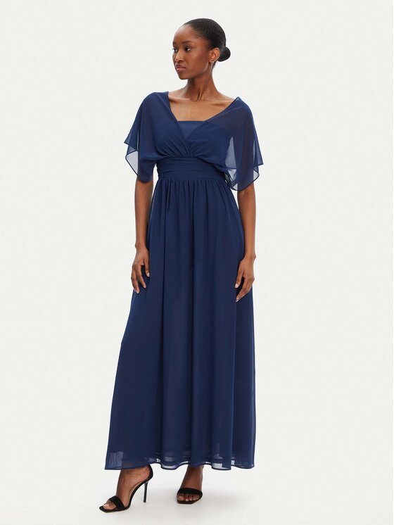 Marella Marella Sukienka wieczorowa Amal 2515221342 Granatowy Regular Fit