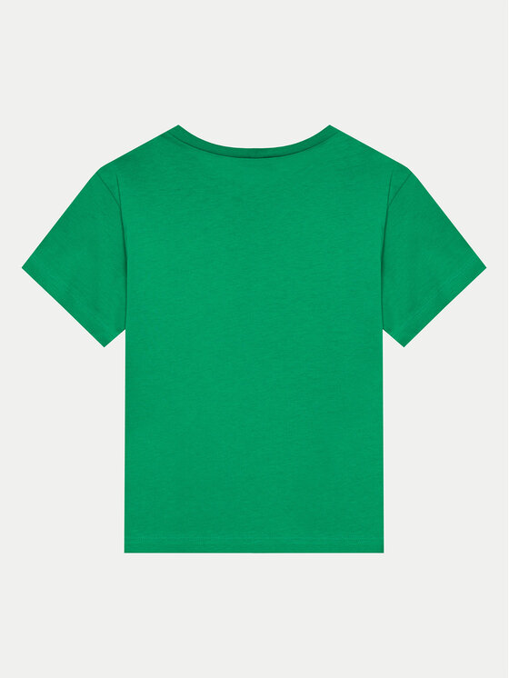 United Colors Of Benetton United Colors Of Benetton Majica 3096C10J6 Zelena Regular Fit